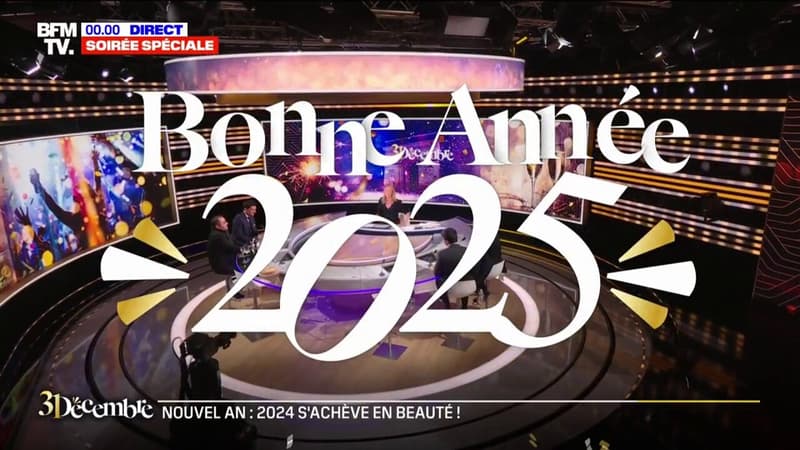 BFMTV vous souhaite une bonne année 2025!