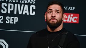 Le combattant français à l'UFC Nassourdine Imavov en septembre 2023