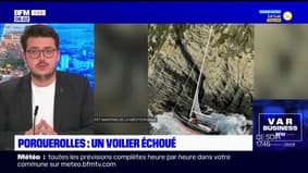 Var : un voilier échoué à Porquerolles, un plaisancier secouru