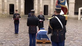 Ce qu'il faut retenir de la cérémonie d'hommage à Arnaud Beltrame aux Invalides