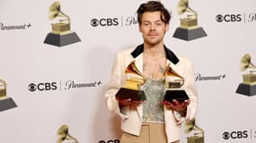 Le chanteur Harry Styles lors des Grammy Awards le 5 février 2023