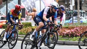 Pier-André Côté lors de la 11e étape du Tour d'Espagne, le 3 septembre 2025
