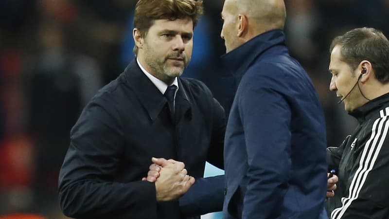 Mauricio Pochettino et Zinedine Zidane