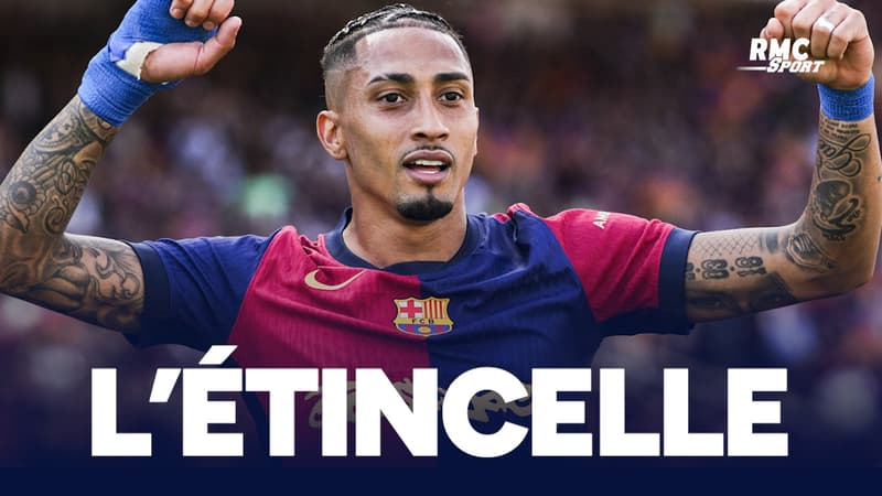 BarÃ§a-Alaves: "Montrer Ã  quel point il est fort" Flick encense Raphina pour son retour 