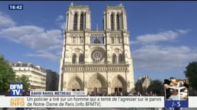 Policiers agressés à Notre-Dame: "J'ai vu un homme à terre", rapporte un témoin
