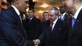 Barack Obama et Raul Castro se rencontrent au palais de la Révolution de La Havane - Lundi 21 mars 2016