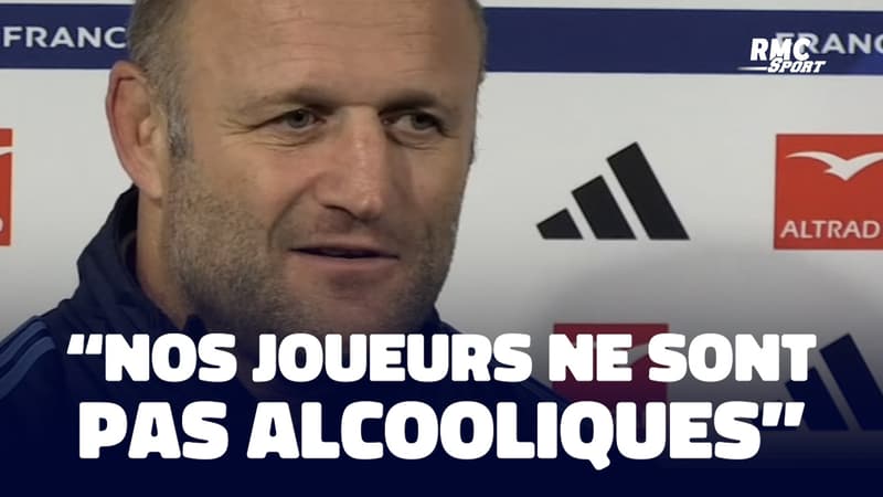 XV de France : La charte ? "Nos joueurs ne sont pas alcooliques" lâche Servat