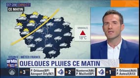 Météo du 27 août: quelques pluies sur l'Ile-de-France