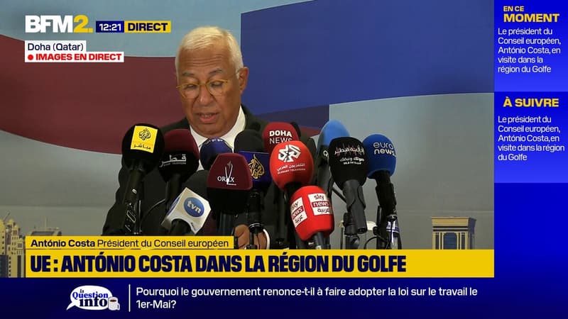 "Le Hezbollah représente une menace existentielle pour le Liban", estime le président du Conseil européen, Antonio Costa