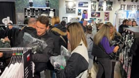 La boutique éphémère de Jul à Marseille le 8 décembre 2023. 