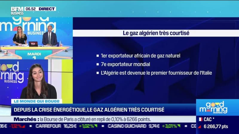 Laura Cambaud : Depuis la crise énergétique, le gaz algérien très courtisé - 01/11