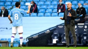 Ilkay Gundogan et Pep Guardiola