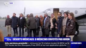Pour pallier à un désert médical, 8 médecins dijonnais sont envoyés à Nevers par avion