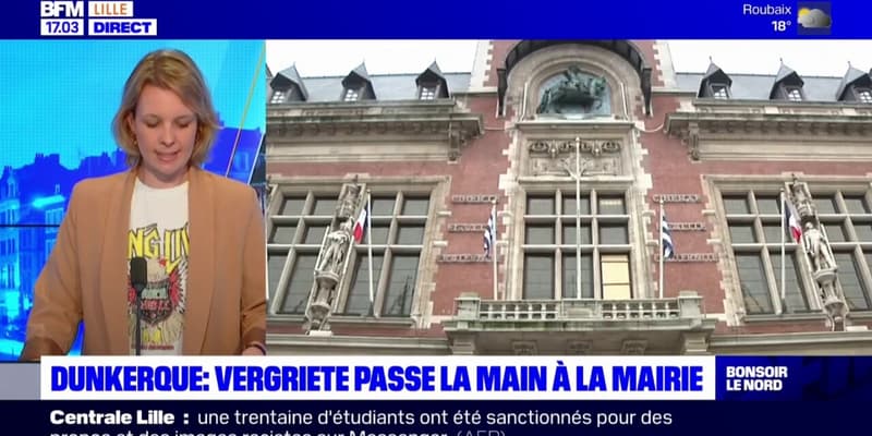 Dunkerque: désigné ministre, Patrice Vergriete rend son écharpe de maire