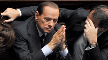 Silvio Berlusconi, en septembre 2011, au Parlement italien.