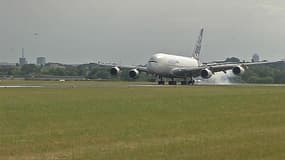 Salon du Bourget: BFMTV à bord d’un A380 d’essai