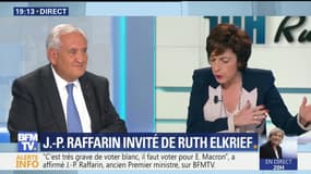 Jean-Pierre Raffarin face à Ruth Elkrief
