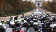 Des motards manifestent contre l'instaurant d'un contrôle techique pour les deux-roues, le 27 novembre 2022 à Paris