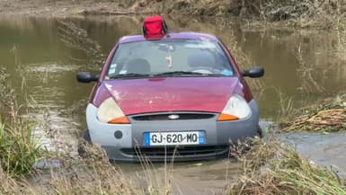 La voiture de la femme qui a perdu la vie dans des inondations dans les Côtes-d'Armor