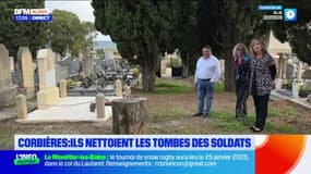 Alpes-de-Haute-Provence: à Corbières, une association nettoie les tombes des soldats