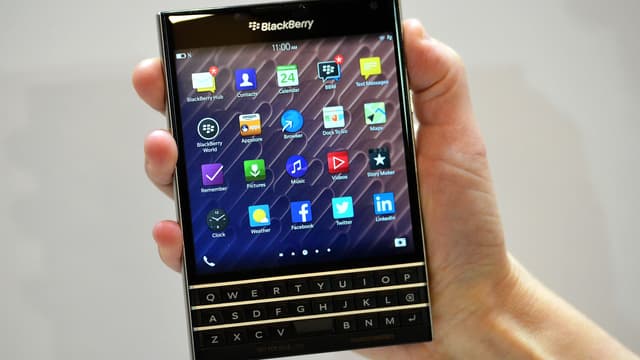 BlackBerry et son téléphone carré 