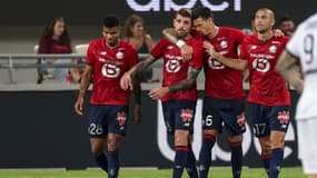 Xeka buteur pour Lille lors du Trophée des champions