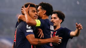 La joie des Parisiens face à l'Inter Milan, le 31/05/2025, en finale de la Ligue des champions