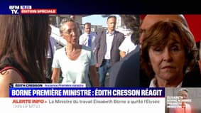 Édith Cresson: "C'est extraordinaire qu'on ait attendu aussi longtemps" pour nommer une Première ministre
