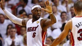 LeBron James, champion avec Miami et MVP des finales