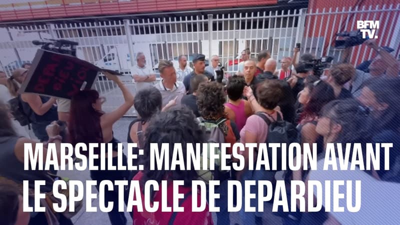 Public complice: des féministes ont perturbé l'arrivée des spectateurs pour le spectacle de Gérard Depardieu