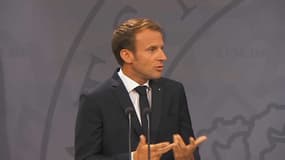 Emmanuel Macron a réagi depuis Copenhague.