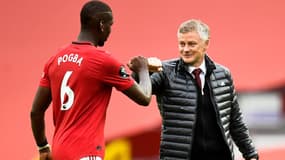 Paul Pogba et Ole Gunnar Solskjaer