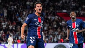 Warren Zaïre-Emery lors de PSG-Montpellier, le 23 août 2024.