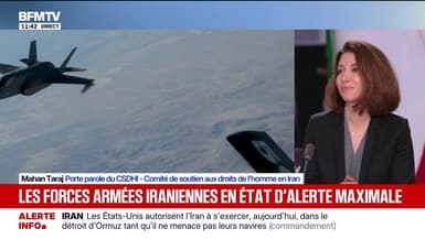 Iran: "Si le prix du sang a été payé par les Iraniennes et Iraniens, ce n'est pas pour revenir à une monarchie passée", assure Mahan Taraj, porte-parole du CSDHI