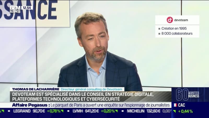 Thomas De Lacharrière (Devoteam): Devoteam spécialisé dans le conseil en stratégie digitale, plateformes technologiques et cybersécurité - 20/07