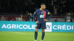 Kylian Mbappé lors de PSG-Rennes (1-0, Coupe de France), le 3 avril 2024