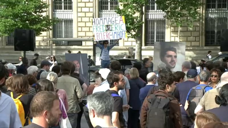 Hommage à Frédéric Leclerc-Imhoff: suivez le rassemblement place de la République