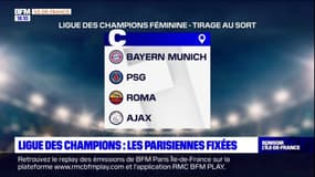 Ligue de champions: les Parisiennes fixées