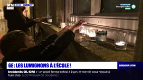 Lyon: une école du 6e arrondissement illuminée par des lumignons