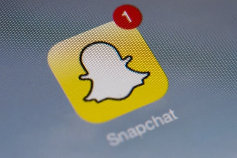 Le logo de l'application Snapchat.