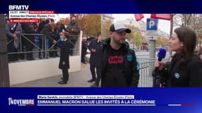 11-Novembre: "Je voulais faire découvrir aux enfants la fin de la Première Guerre mondiale et la cérémonie" déclare Fabien, venu assister à la cérémonie avec ses enfants