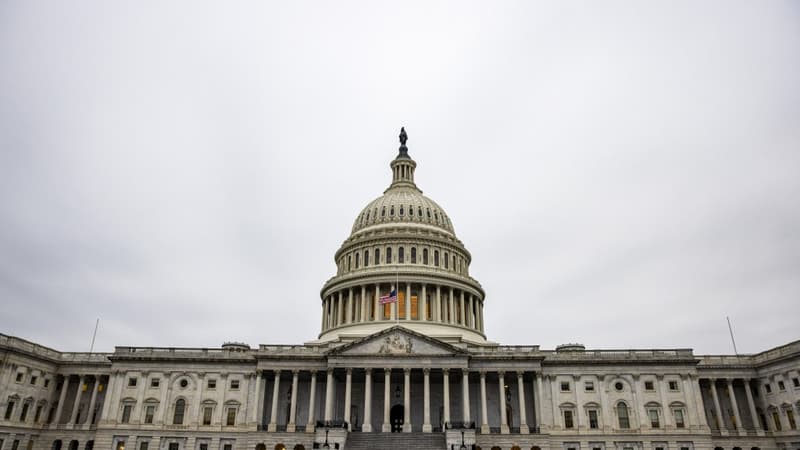 Le Capitole de Washington D.C. où siège le Congrès américain, le 13 février 2021.
