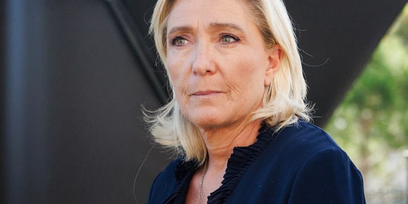 Marine Le Pen à Toulon le 6 octobre 2023