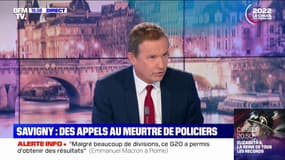 Tags anti-policiers: pour Nicolas Dupont-Aignan, "c'est abominable mais c'est quasiment fréquent dans le quotidien des policiers"