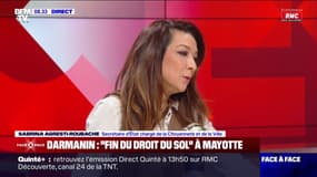 Sabrina Agresti-Roubache, sur la fin du droit du sol à Mayotte: "Il était temps de prendre une mesure forte"