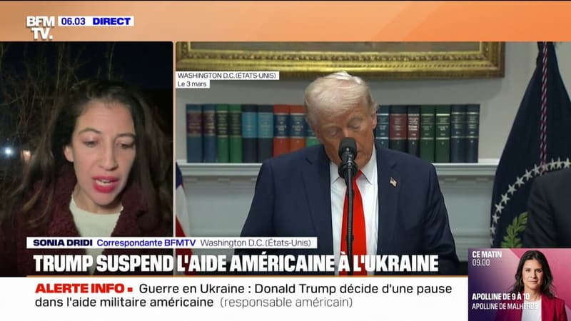 Les États-Unis suspendent leur aide à l'Ukraine et souhaitent se concentrer sur 