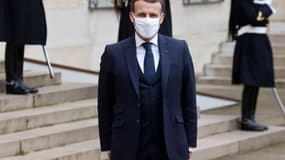 Emmanuel Macron à l'Elysée. 