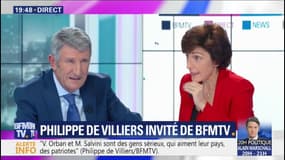 Pour Philippe de Villiers, "si Emmanuel Macron ne veut pas s'occuper de la question identitaire, il sera balayé"