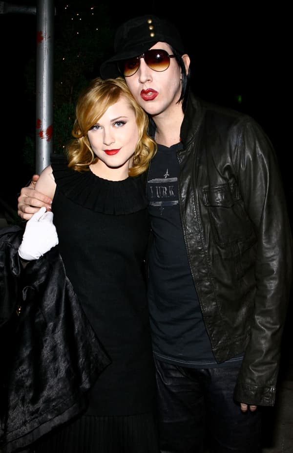 Evan Rachel Wood et Marilyn Manson Evan Rachel Wood et Marilyn Manson