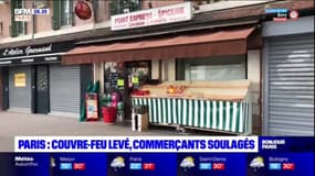 Paris: couvre-feu levé, commerçants et clients soulagés